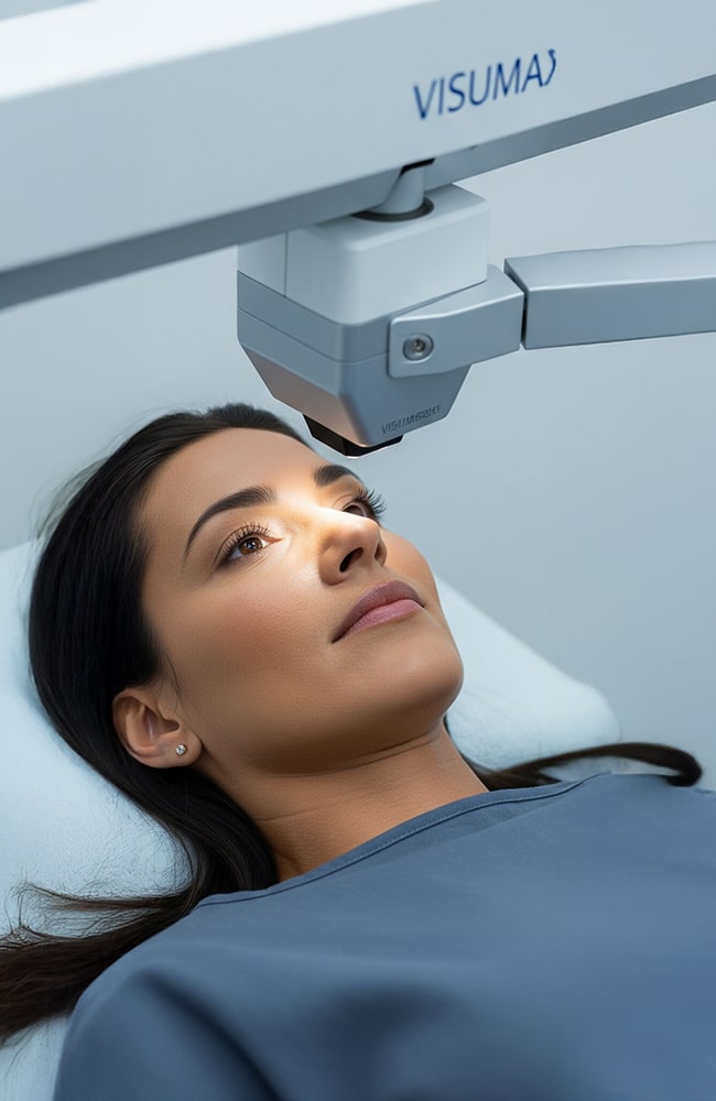 What are the alternatives to eye color implant surgery?