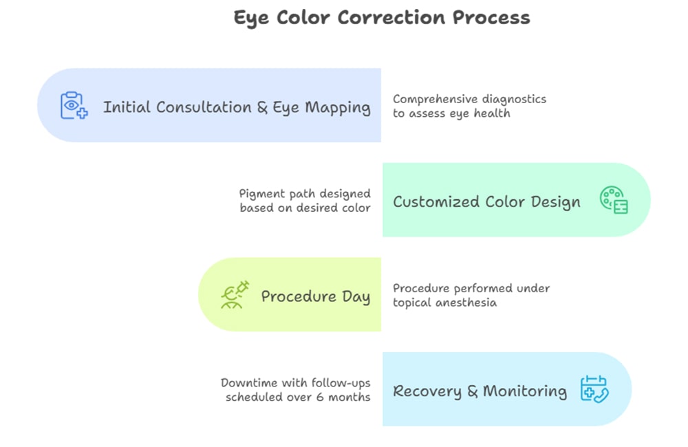 Comparison Table: Eye Color Change