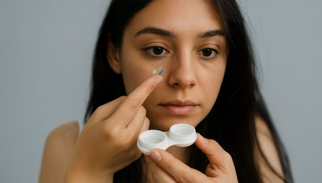 Eye Color Change with Contact Lenses