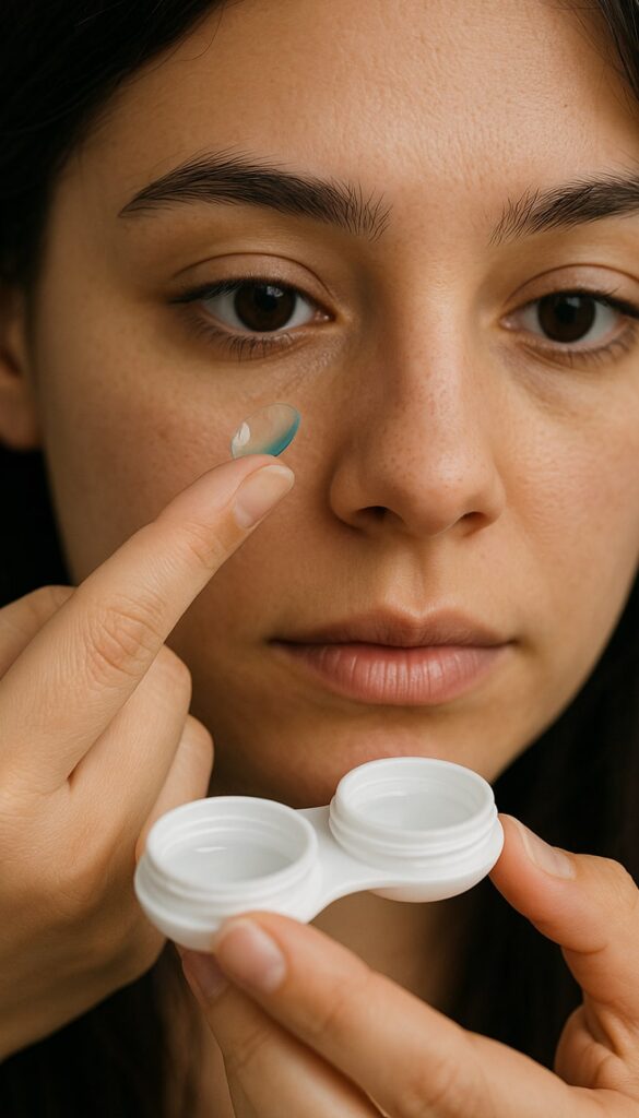 Eye Color Change with Contact Lenses